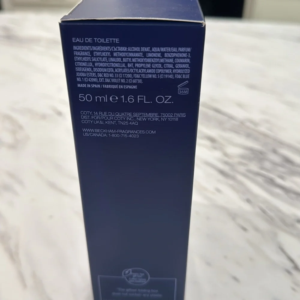 David Beckham Classic Blue 2 Piece Gift Set‎ NIB